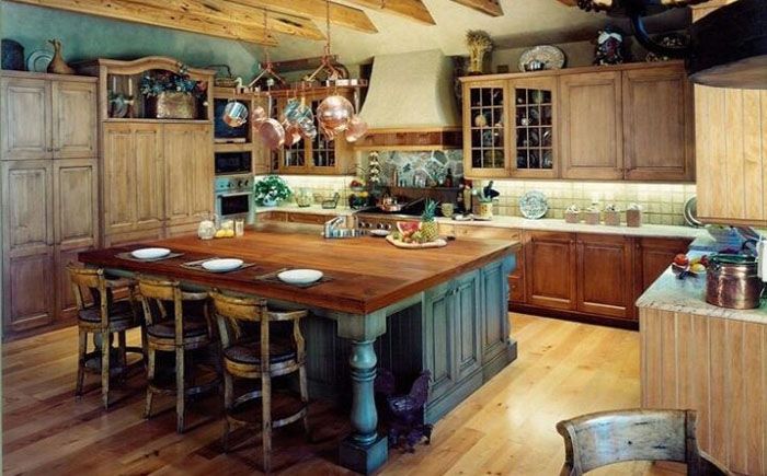 کابینت آشپزخانه های روستیک03